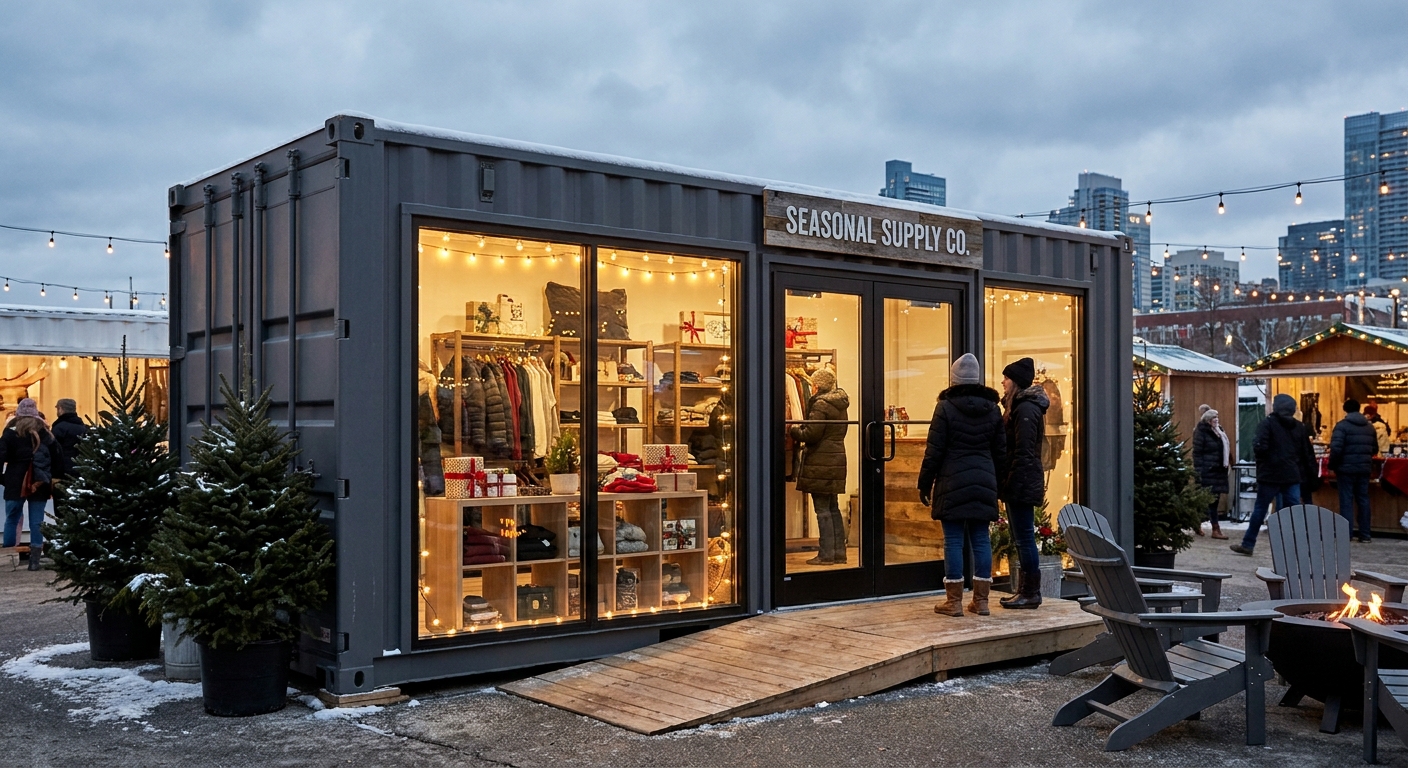 Is a Shipping Container Retail Store Right for Seasonal Sales?