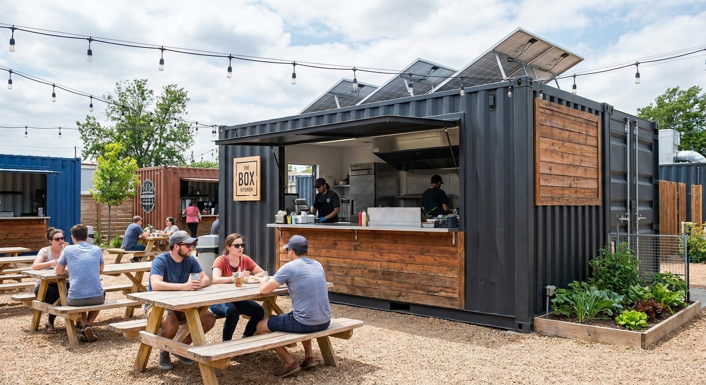 Can a Shipping Container Restaurant Help Lower Overhead Costs?