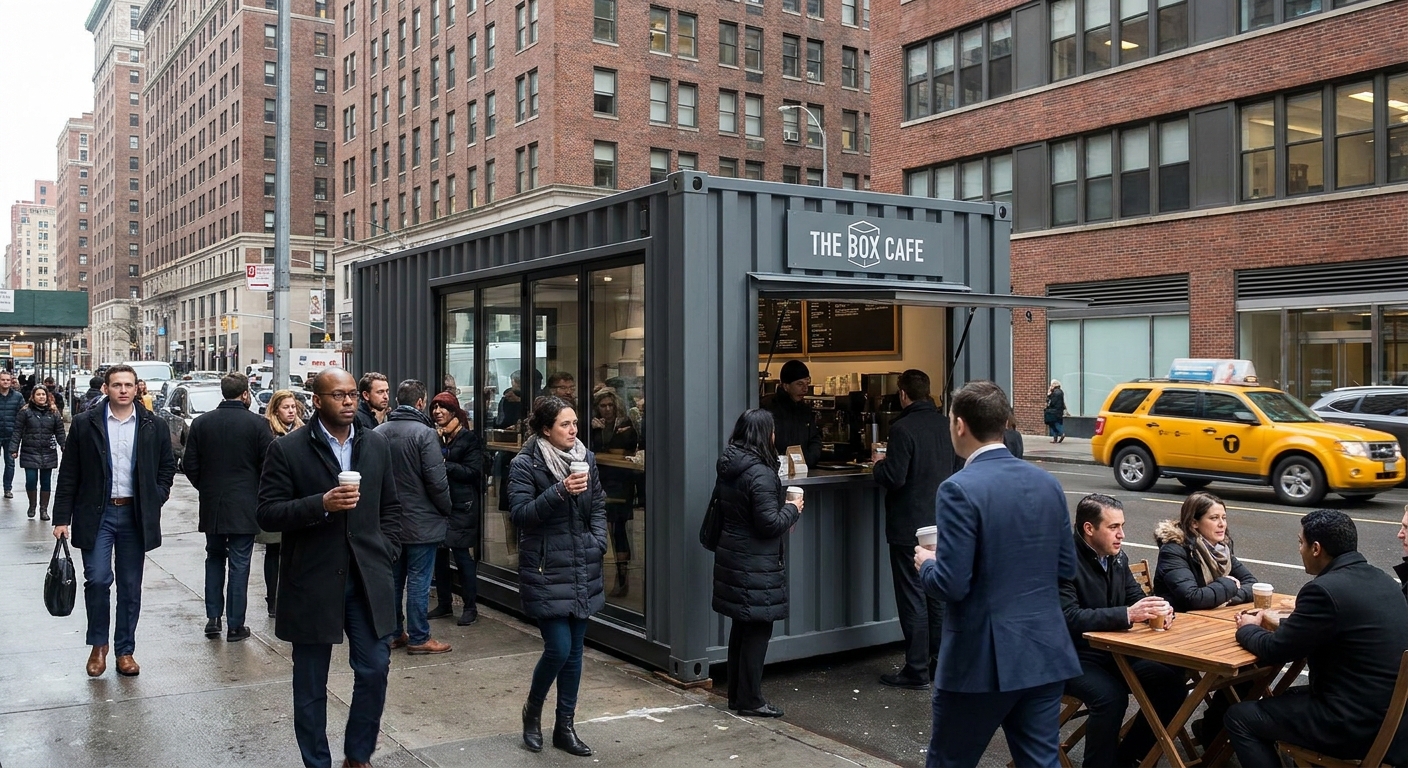 Do Shipping Container Cafes Work Well in Busy Urban Areas?