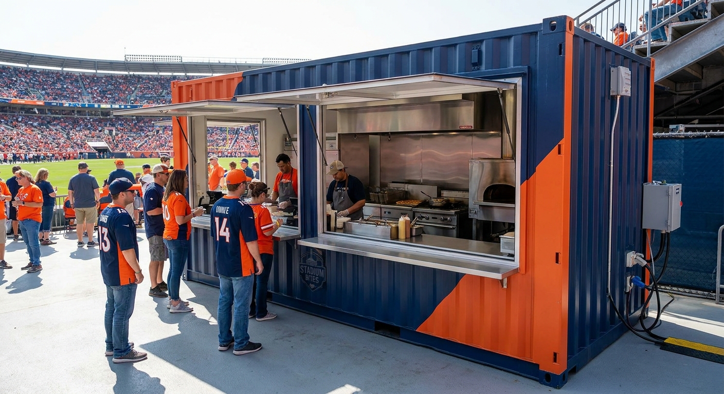 Is a Shipping Container Kitchen Good for Stadium Concessions?