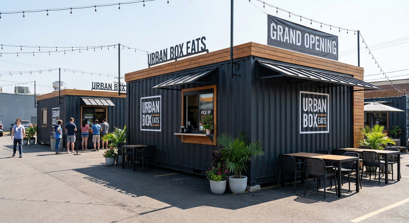 Can a Shipping Container Restaurant Be a Good Franchise Model?