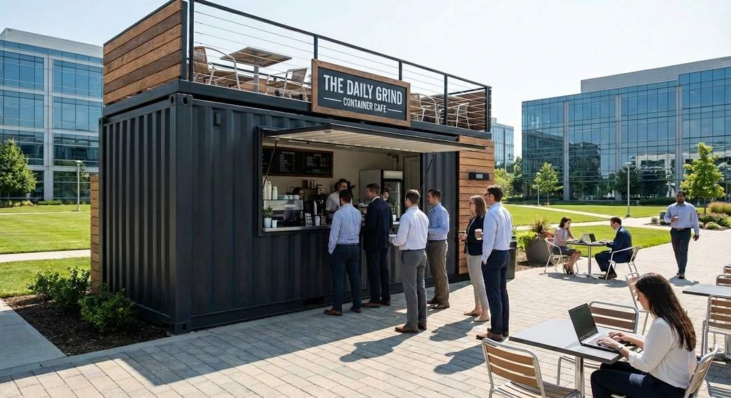 Can Container Cafes Work Inside Office Parks & Campuses?