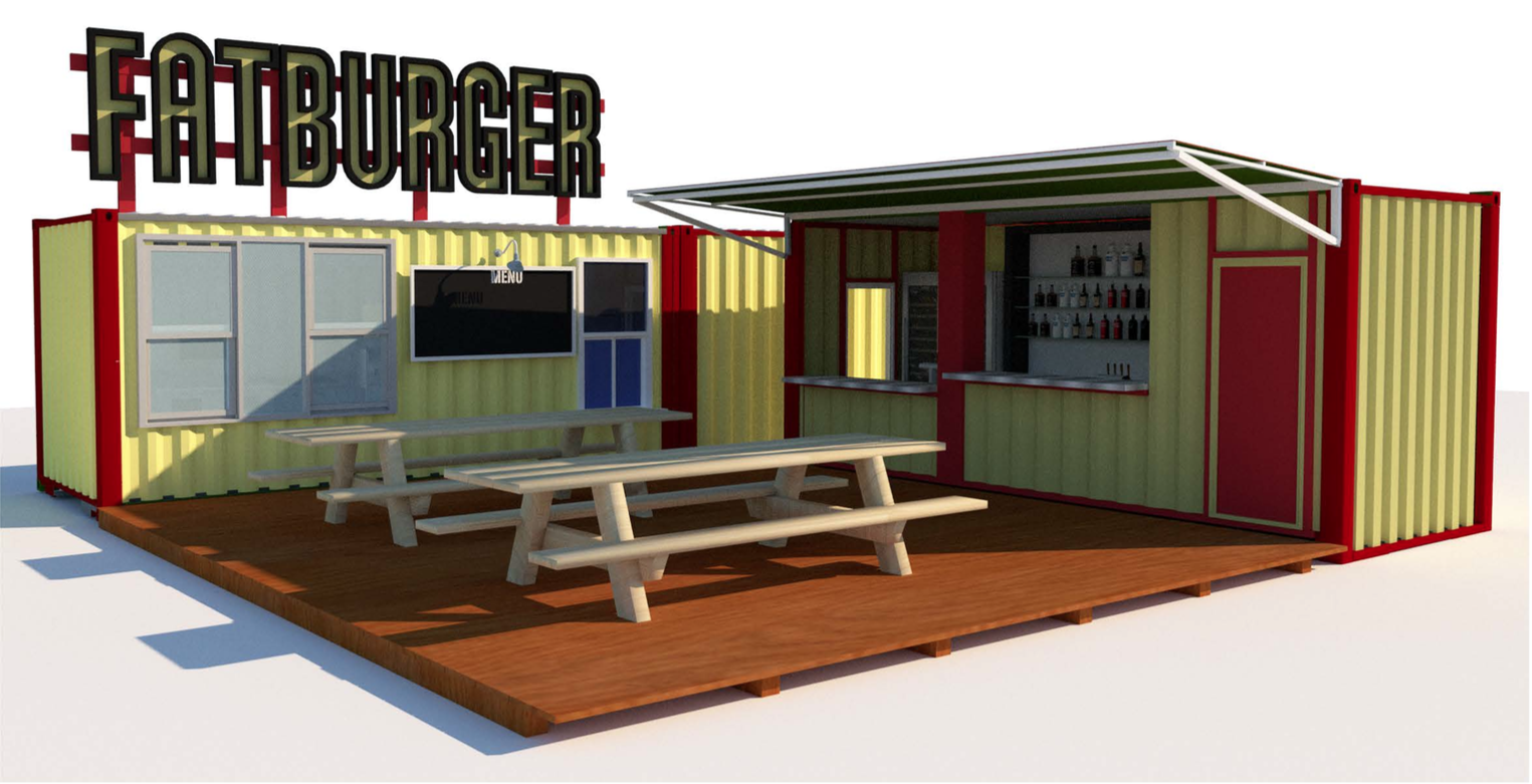 Shipping Container Restaurant