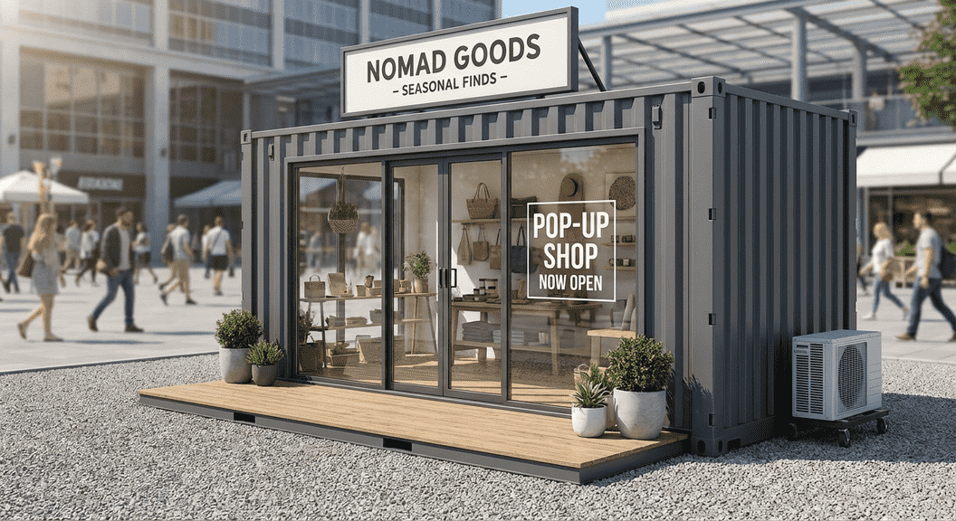 Container retail spaces are ideal for short-term leases, offering flexibility and mobility for retailers.