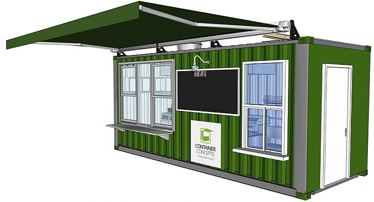 Container Concepts 20 - Cafe