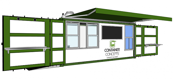 Container Concepts 20 - Side Open