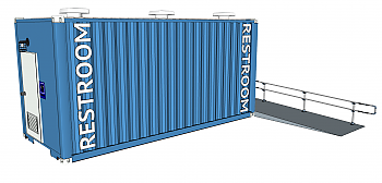 20’ Restroom Container