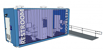 20’ Restroom Container