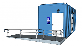 20’ Restroom Container