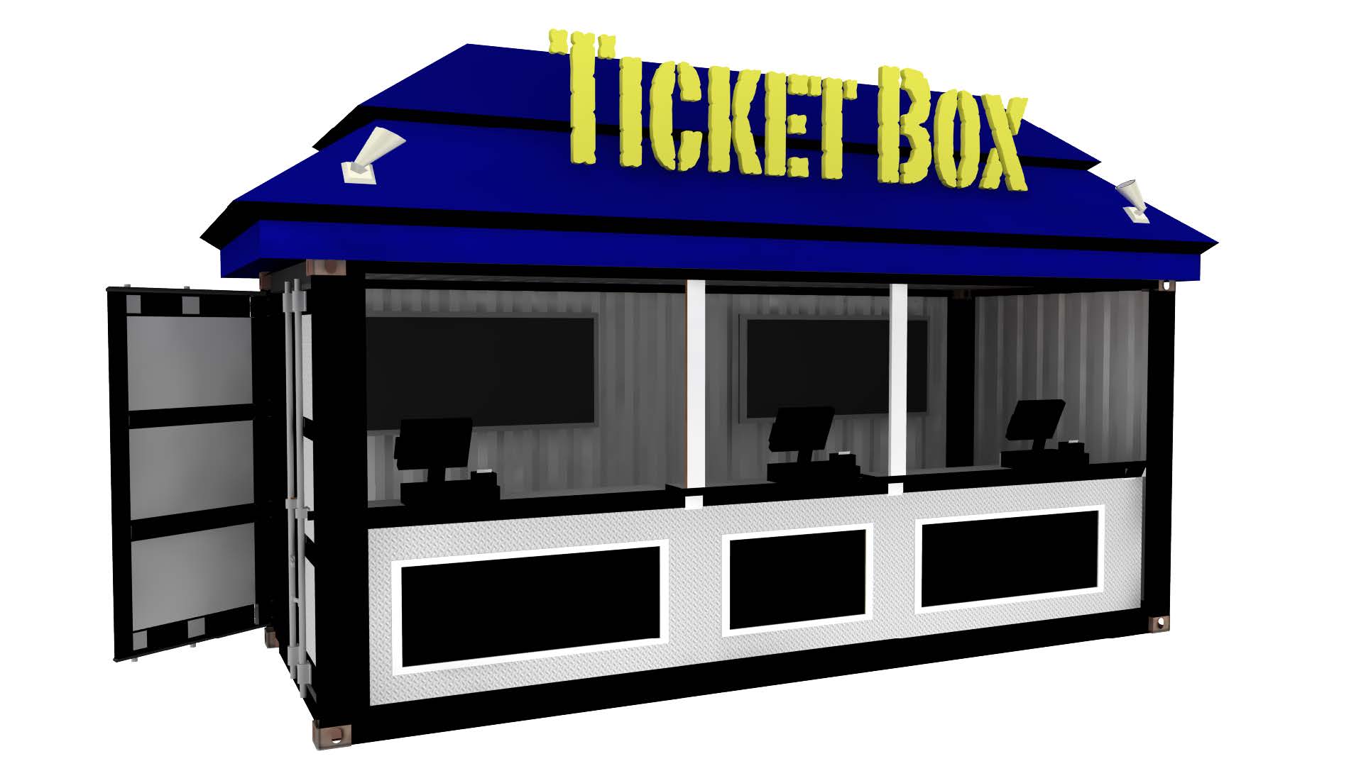 Тикет бокс. Ticket Box. Event container